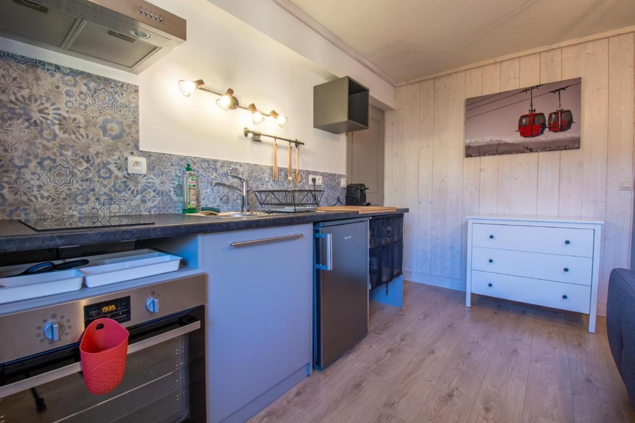 Appartements Vue Mont-Joly A 2 Pas Tramway Mont-Blanc - Studio 1 Piece 圣热尔韦莱班 外观 照片