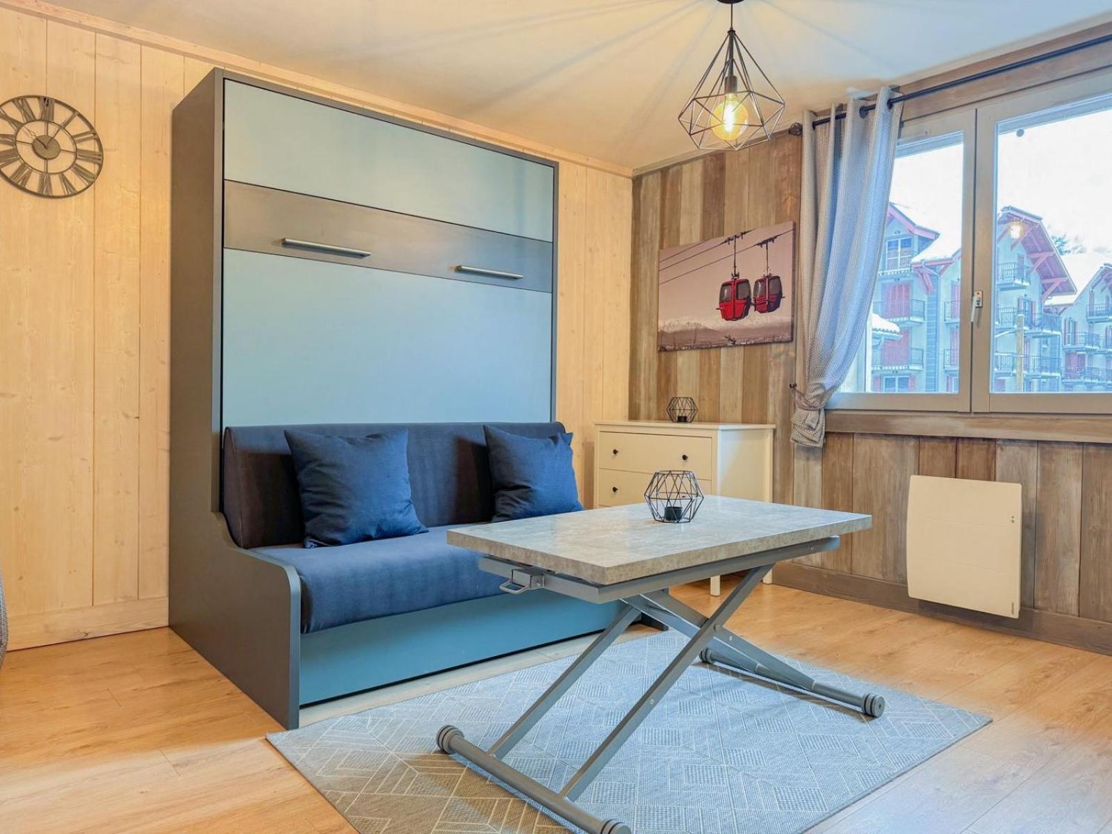 Appartements Vue Mont-Joly A 2 Pas Tramway Mont-Blanc - Studio 1 Piece 圣热尔韦莱班 外观 照片