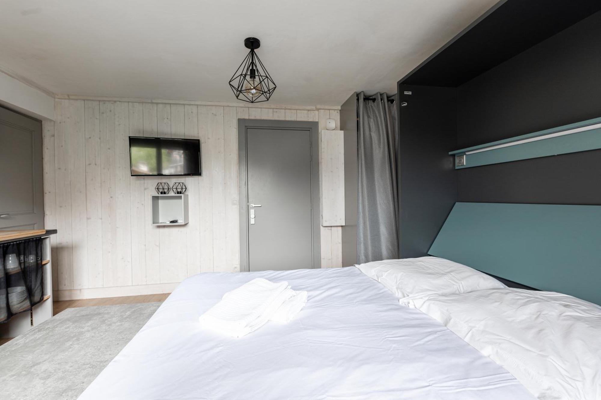 Appartements Vue Mont-Joly A 2 Pas Tramway Mont-Blanc - Studio 1 Piece 圣热尔韦莱班 外观 照片